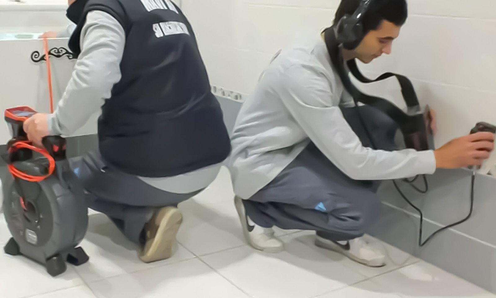 كشف تسربات الحمام بعنيزة