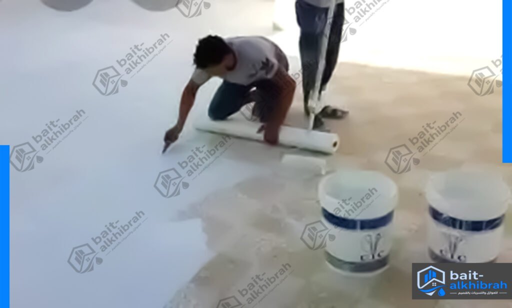 عزل مائي للاسطح بالأسياح