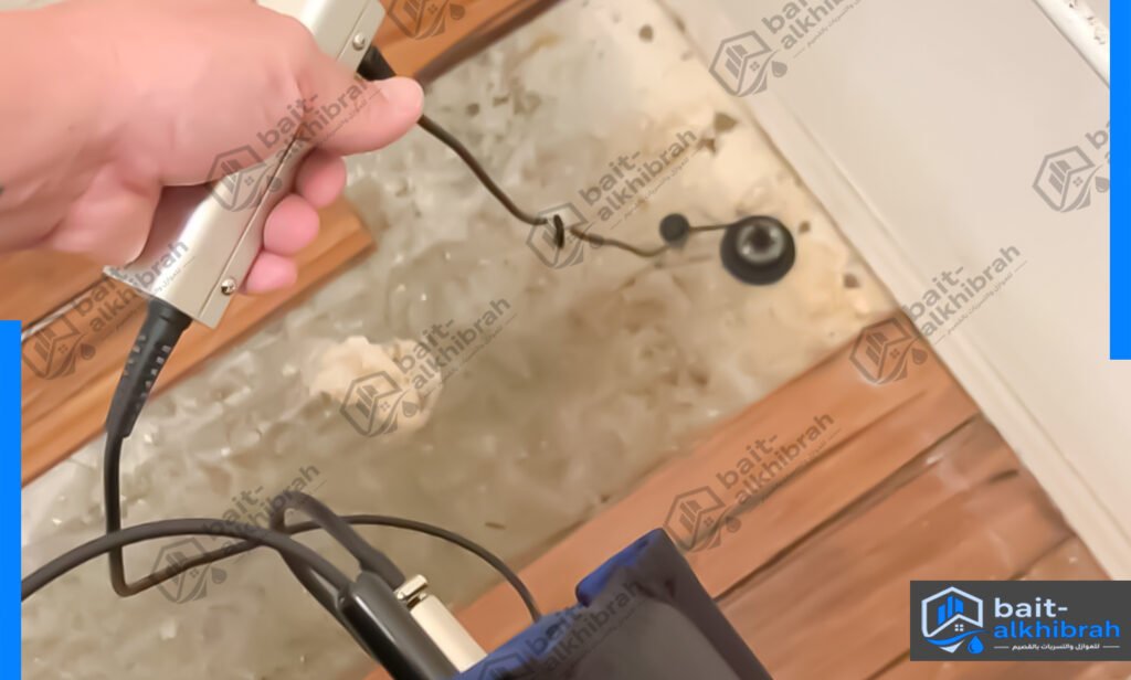 كشف تسربات بدون تكسير بالرس